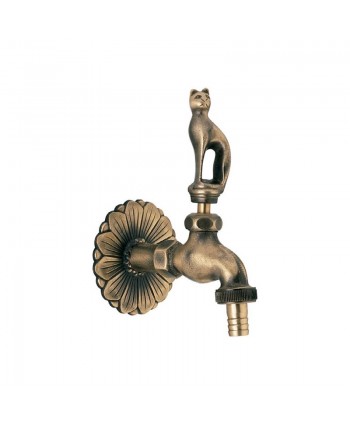 GRIFO JARDIN GATO BRONCE