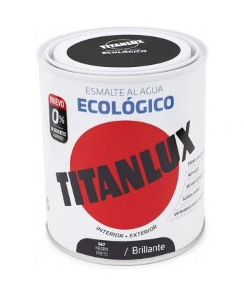 ESMALTE TITANLUX ECO NEGRO...