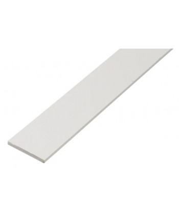 PERFIL PLANO PVC BLANCO...