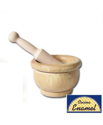 MORTERO C/MANO 14 CM MADERA