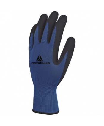 GUANTE LATEX AZUL-NEGRO