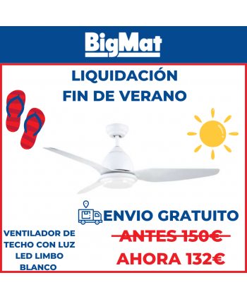 VENTILADOR DE TECHO CON LUZ...