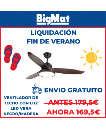 VENTILADOR DE TECHO CON LUZ...