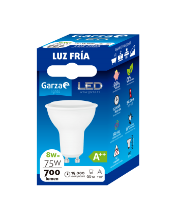 BOMBILLA GZ LED GU10 8W...