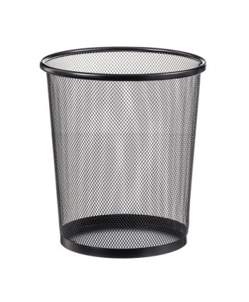 PAPELERA METAL 16L NEGRA