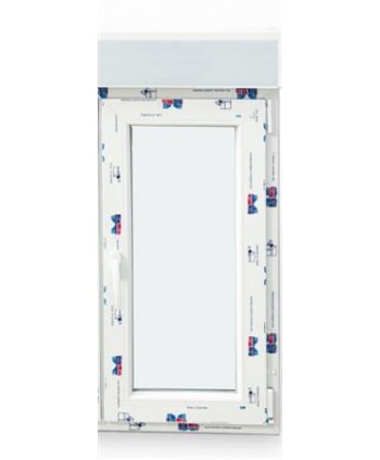VENTANA PVC BLANCA S70 600X1155 C/PERSI