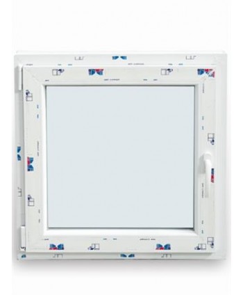 VENTANA PVC BLANCA S70 500X500 S/PERS.IZ