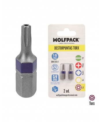 DESTORPUNTAS TORX T-15 S2...