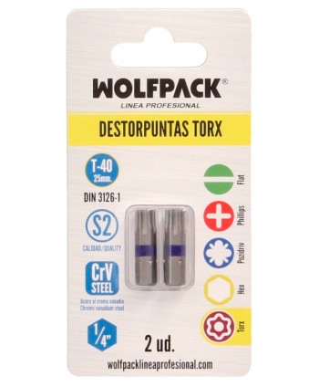 DESTORPUNTAS TORX T-40 S2...