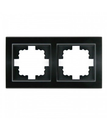 MARCO PARA 2 MODULOS NEGRO