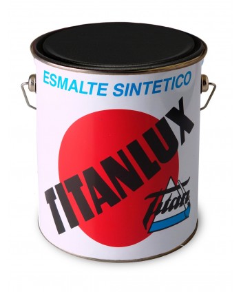 ESMALTE TITANLUX NEGRO 4L