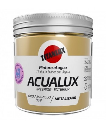 ESMALTE ACUALUX METAL ORO...